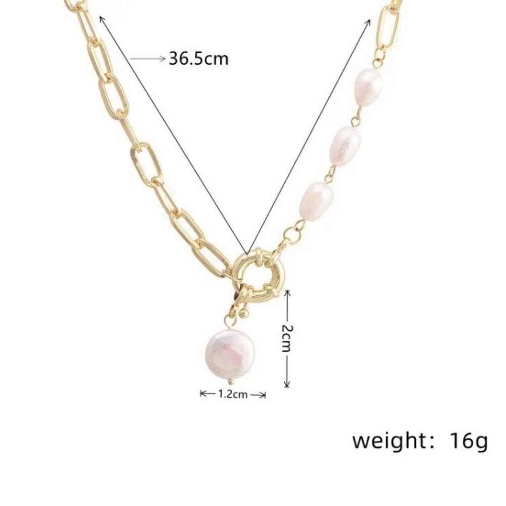 Chunky Pearl Necklace - Picture 4 of 4
